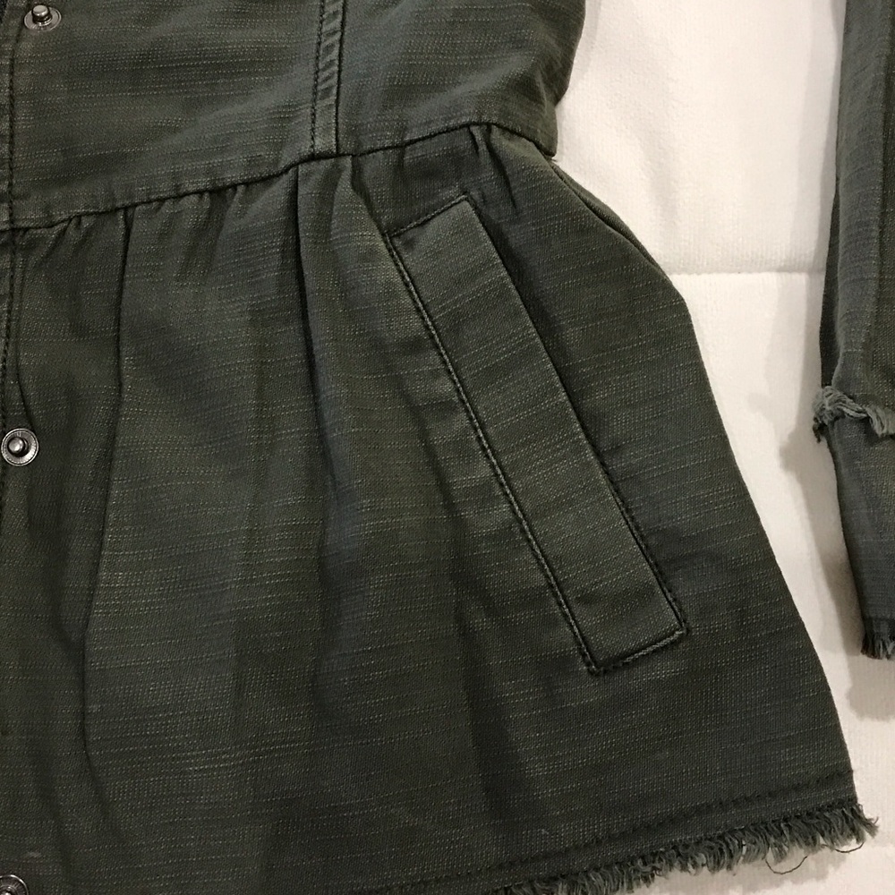 Altar'd State Dark Green Utility Jacket size small - Picture 8 of 9